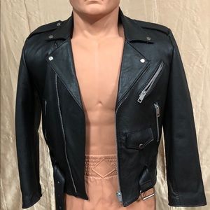 80’s genuine leather jacket. Excellent condition.